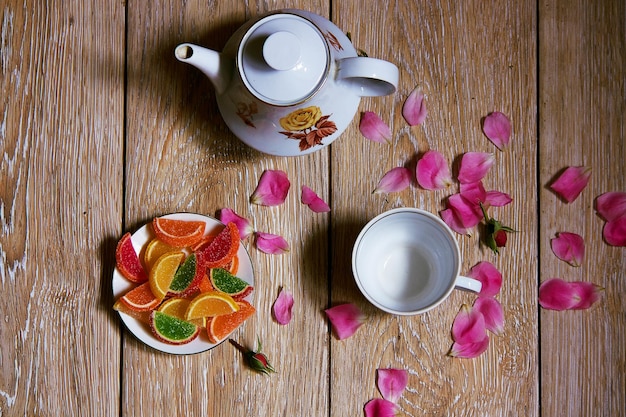 Tea farmers in Vietnamese mountains